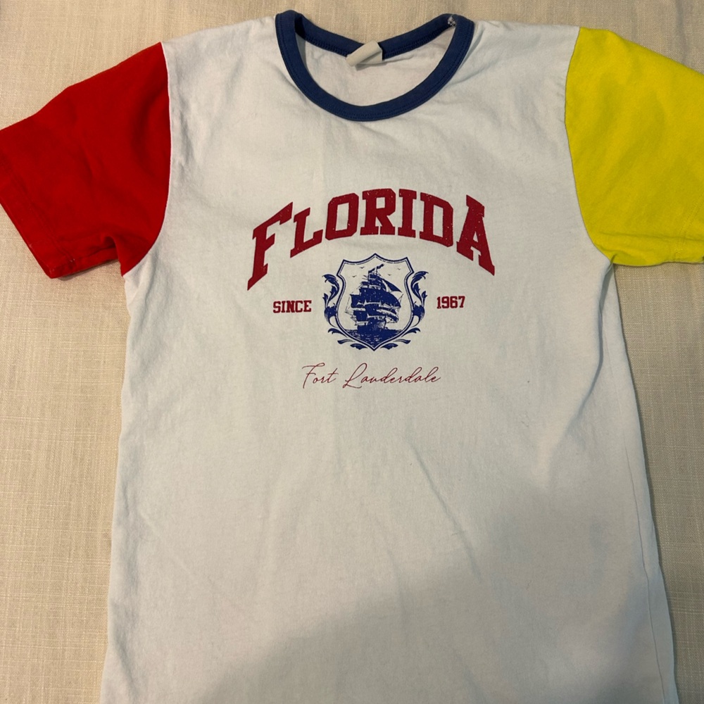 Urban Outfitters Florida Cropped Tee